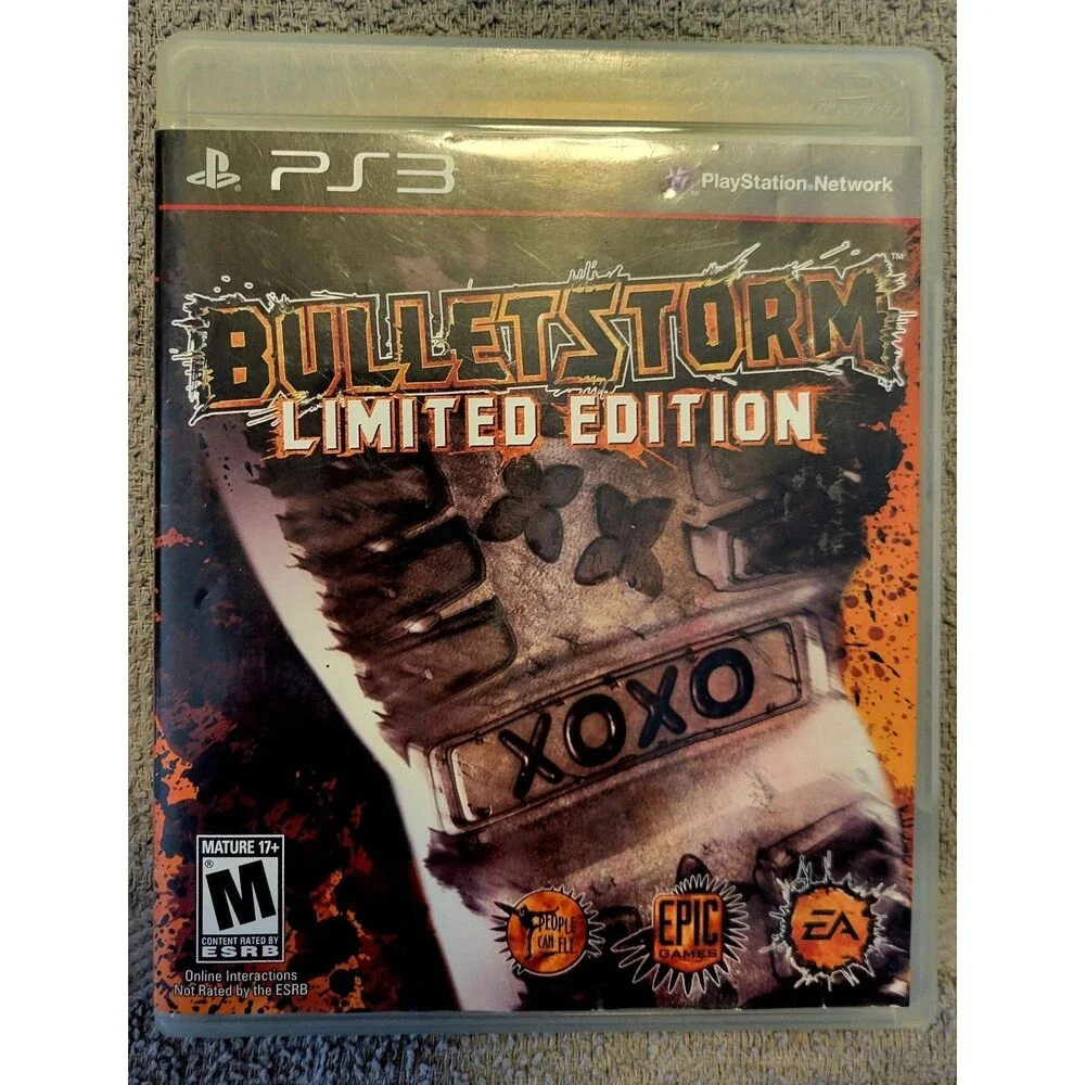 Sony PlayStation 3 PS3: BULLETSTORM LIMITED EDITION, CIB, MANUAL,TESTED &WORKING